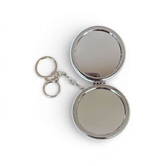 Labubu Compact Mirror Keychain - Picture 2 of 3
